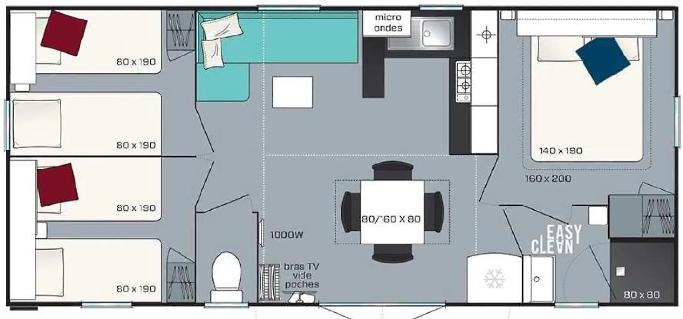 Mobilhome - Eeicch Murol 0*,  France